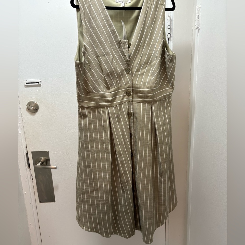Striped Sleeveless Dress